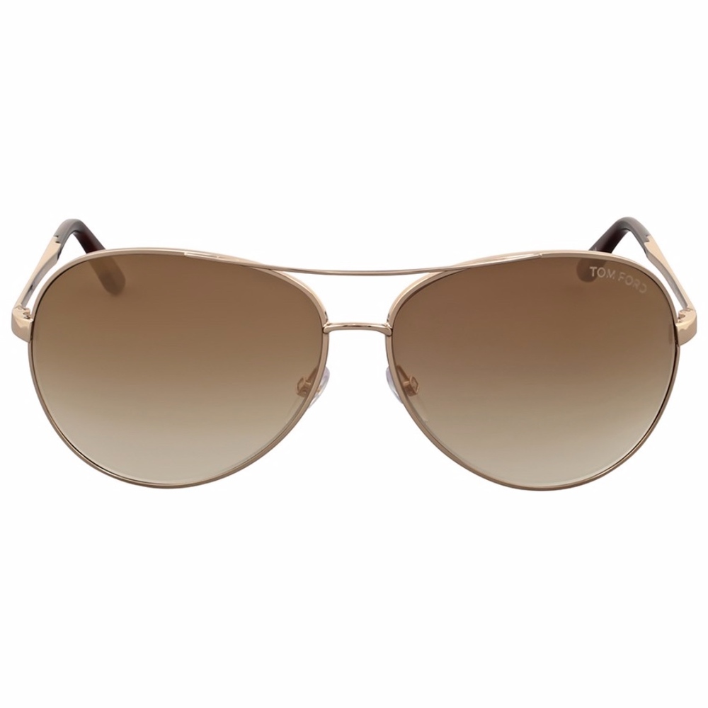 SOLD 🚫 New TOM FORD Rose Gold Aviator Sunglasses - Picture 2 of 8
